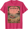 Just Waiting for Halloween Tarot Card art Halloween Tarot Card Spooky Summer Skeleton Just Waiting T-Shirt - Red Heather