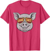 Game Day Pig Tee-TShirt Gifts Game Day Pig T-Shirt - Red Heather