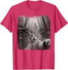 Halloween Ghost Cat Selfie Forest Lat Halloween Ghost Cat Forest Selfie Scared Men Women Kid T-Shirt - Red Heather