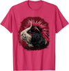 Guinea pig pet love Guinea Pig Punk T-Shirt - Red Heather
