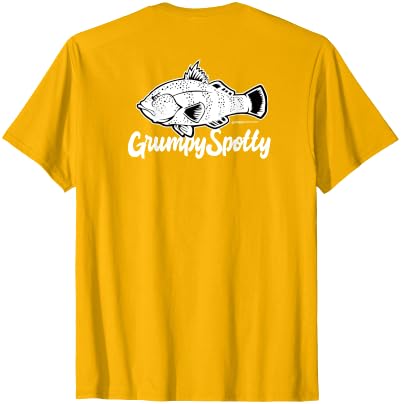 Grumpy Spotty Apparel Grumpy Spotted Bay Bass Everyday Shirt T-Shirt - size chart