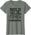 Horse Gifts Shirts by MV&SG Hold Your Horse, Horses Gifts Shirts Girls Women T-Shirt - Olive Heather