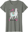 No Prob Llama - Funny Llama Alpaca Lover T-Shirt Gift Tshirt T-Shirt - Olive Heather
