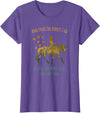 And Into The Forest Horse Riding Shirt Girls Women And Into The Forest I Go Horse Riding Shirt for Girls Women T-Shirt - Purple Heather