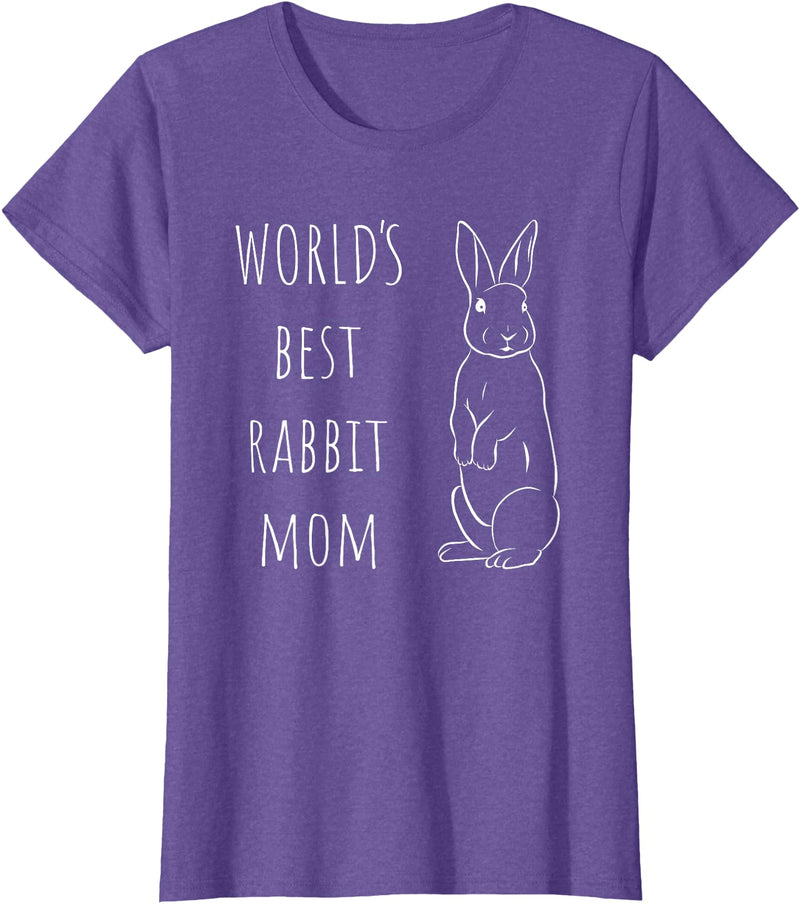 Rabbit Mummy Rabbit Pets T-Shirt in Purple Heather