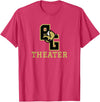 Buffalo Gap High School, Swoope, VA 24479 Buffalo Gap High School Bison Theater T-Shirt - Red Heather