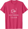 Moe Betta Betta Fish Had A Friend Once Funny Cute Pet Owner Gift T-Shirt - Red Heather