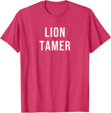 Lion Tamer T-Shirt - Red Heather