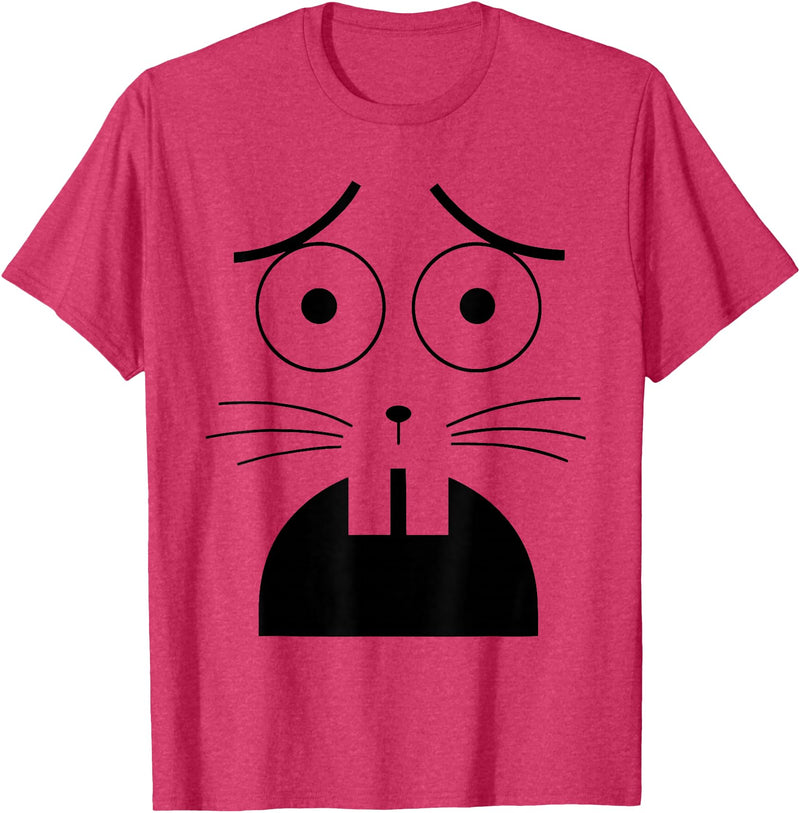 Jasper Rabbit Costume Funny Boo JEE Boojee Meme Halloween T-Shirt in Red Heather