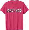 Cow Pattern Print Family Matching Birthday Shirts Cow Brother Birthday Family Matching Fathers Day Boy Girl T-Shirt - Red