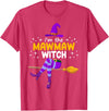 Family Halloween 2021 TShirt Outfit Women Men Kids Im The Mawmaw Witch Halloween Family Matching Group Costume T-Shirt - Red