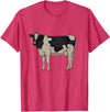 Cows and cattle Drawing of a Holstein cattle T-Shirt - Red Heather