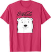 Coca-Cola Company Coca Cola Polar Bear Logo T-Shirt - Red Heather