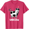 Cool Cow Lover Shirts & Funny Dairy Farmer Gifts Unicow. Cute Dairy Cow Farmer Shirt Funny Cow Lover Gift T-Shirt - Red