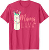 ADVENTURE ALPACA LLAMAS Designs MAMA LLAMA Funny Mother Lamas Meme T-Shirt - Red Heather