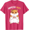 Women's Hamster Mom Hammy Girls T-Shirt - Red Heather