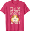 Guinea Pig Quote T-Shirt for Women - Black, Small - Cute Guinea Pig Lover Quote - Unisex, Short Sleeve, Crew Neck, Classic Fit, Imported - Red Heather