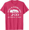 IN NATURE DESIGN CO. PEOPLE IN SLEEPING BAGS ARE BURRITOS TO BEARS T-Shirt - Red Heather