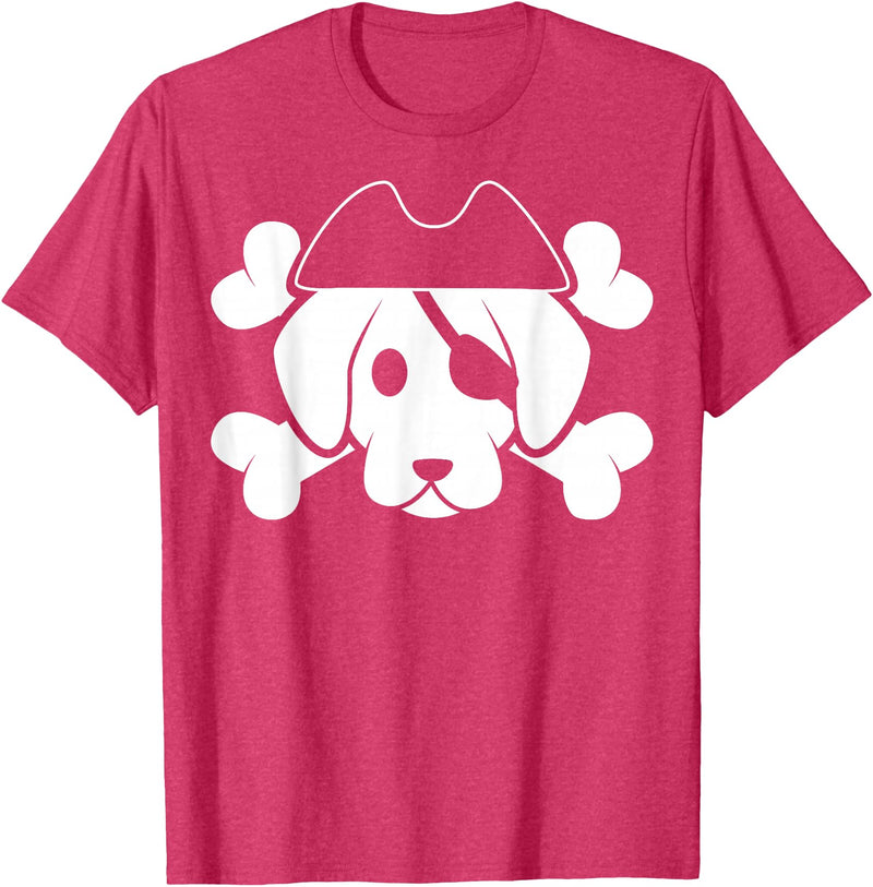 Pirate Costumes & Apparel Pirate Dog T-Shirt - Red Heather