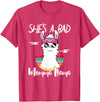 Shes a Bad Momma Llama - Mama Mom - DressedForDuty She's a Bad Momma Llama - Mama Funny - Vintage Mom Gift T-Shirt - Red Heather