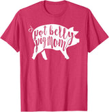 Pot Belly Pig Gifts For Women Pot Belly Pig Mom T-Shirt for Women T-Shirt - Red Heather