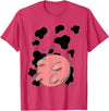 Artsthetic Collection: Halloween Cow Udder Costume T-Shirt - Red Heather