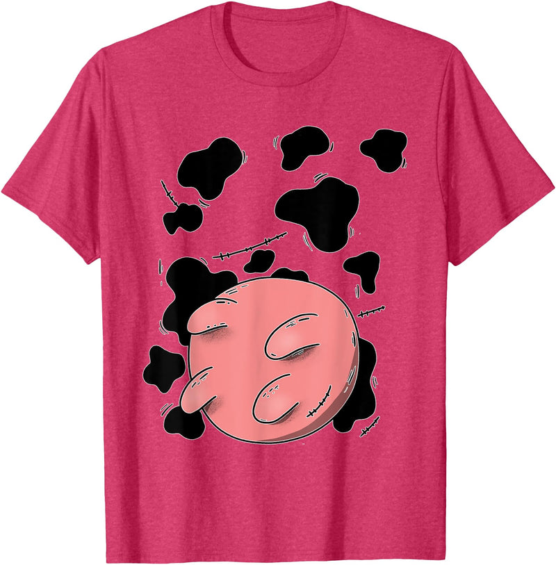 Artsthetic Collection: Halloween Cow Udder Costume T-Shirt - Red Heather