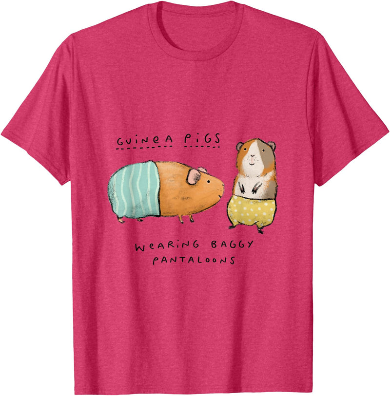 Guinea Pigs Wearing Baggy Pantaloons my Homework Kids T-Shirt - Red Heather