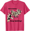 Outstanding in the Field Shirts Funny Cow Shirt Wait Till The Cows Come Home T-Shirt - Red Heather