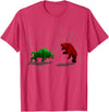 Stock Market Bulls vs Bears Graphic T-Shirt - Red Heather