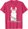 funny Mama Llama tshirt for mother's day Mama Llama Funny Mother's Day Shirt for Women Mom Love Llama T-Shirt - Red Heather