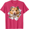 Cute Hamster Design for Men Women Kids Animal Hamster Lovers T-Shirt - Red Heather