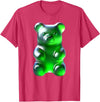 Urban Empyre Green Gummy Bear T-Shirt - Red Heather