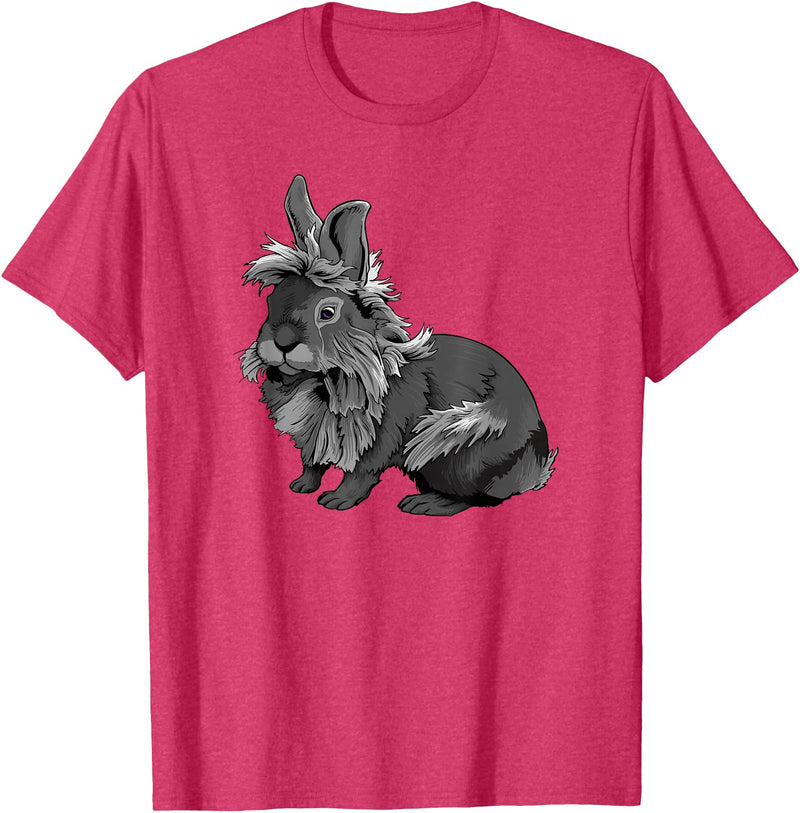 Lion Head Rabbit Breeder Rabbit Pet T-Shirt in Red Heather