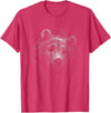 Funny Cute Bear Wild Black Animal Lover Theme Bear Lover Head Portrait black background Theme Animal T-Shirt - Red Heather