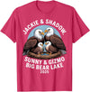 Nature Wildlife Art Prints Jackie & Shadow Sunny & Gizmo Big Bear Lake 2025 Eagle T-Shirt - Red Heather