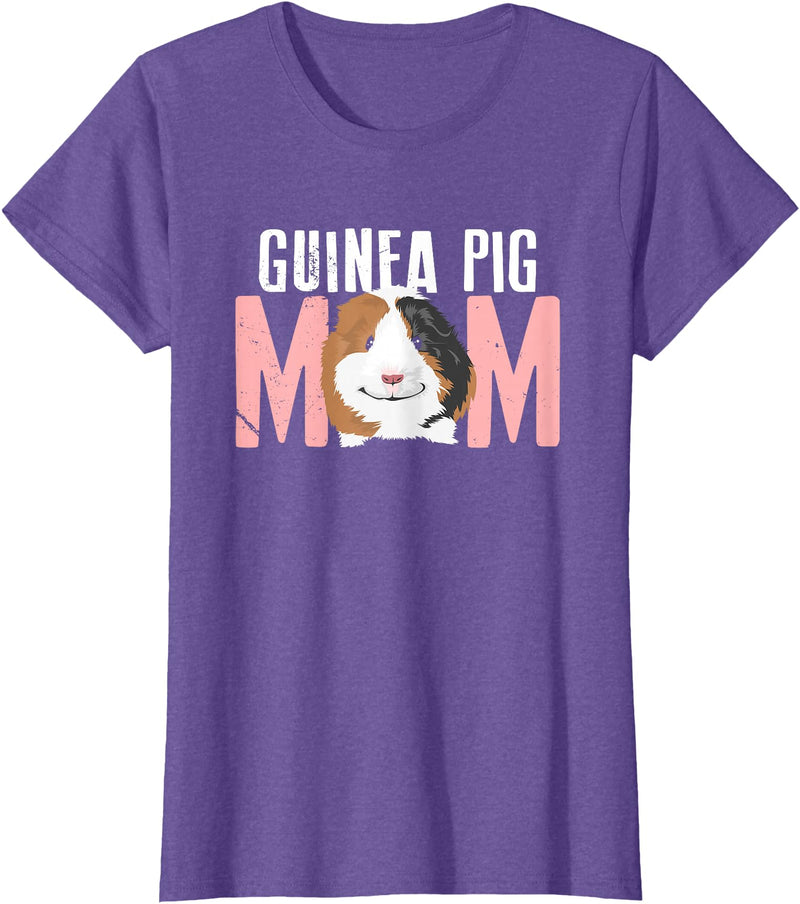 Awesome Guinea Pig Mom Tees & Apparel Sweet Guinea Pig Mom T-shirt T-Shirt - Purple Heather