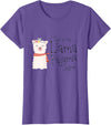 Cute This Is My Llama Pajama Shirt Gifts Womens & Kids This is My Llama Pajama Shirt Cute Alpaca Gift T-Shirt - Purple Heather