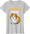 Guinea Pig Shirts For Men Women Kids Gift Guinea Pig Mom Cute Cavy Mama Mommy Mothers Day Animal Women T-Shirt - Silver Grey