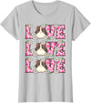 Cute Cow Print Love Clothes For Women & Teen Girls Love Guinea Pig Lover Outfit Women Girl Kids Cute Guinea Pig T-Shirt - Silver Grey