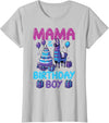 Birthday Party Shirts For Men Women Kids Mama of Birthday Boy Llama Pinata Party Family Match Women T-Shirt - Silver Grey