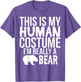 'I'm Really a Bear' Human Costume T-Shirt