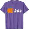 Funny Halloween Tees for Men Women Kids. Funny Gamer Pumpkin Eating Boo Halloween Men Kids Boys T-Shirt - Purple Heather