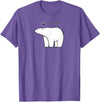 Mike Robe Designs Eisbär Funny Chemistry Science Pun Men and Women T-Shirt - Purple Heather