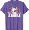 Llama Gifts & Accessories Chicken Llama Cool Alpaca - Lamaist Animal Llama T-Shirt - Purple Heather