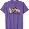 Skinny Guinea Pig Mom Gifts Shirts & Hoodies Womens Girls Cute Funny Peace Love Hairless Guinea Pig Lover T-Shirt - Purple Heather