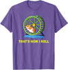 Hamster This is How I Roll Hamster Wheel Shirt Gift T-Shirt - Purple Heather