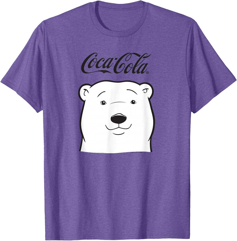 Coca-Cola Company Coca Cola Polar Bear Logo T-Shirt - Purple Heather