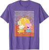 Peppa Pig Better Together Rebecca Rabbit Retro Portrait T-Shirt - Purple Heather
