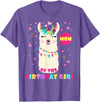 Llamazing Birthday Party Outfit Llama Lovers Mom Of The Birthday Girl Cute Mama Llama Alpaca Llamazing T-Shirt - Purple Heather